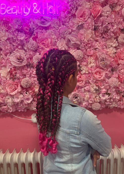 Stylische Braids für Mädchen bei Malibas Beauty Palace